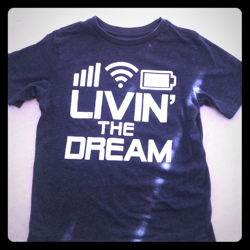 LIVIN' THE DREAM CHILDREN'S PLACE T SHIRT Size S
